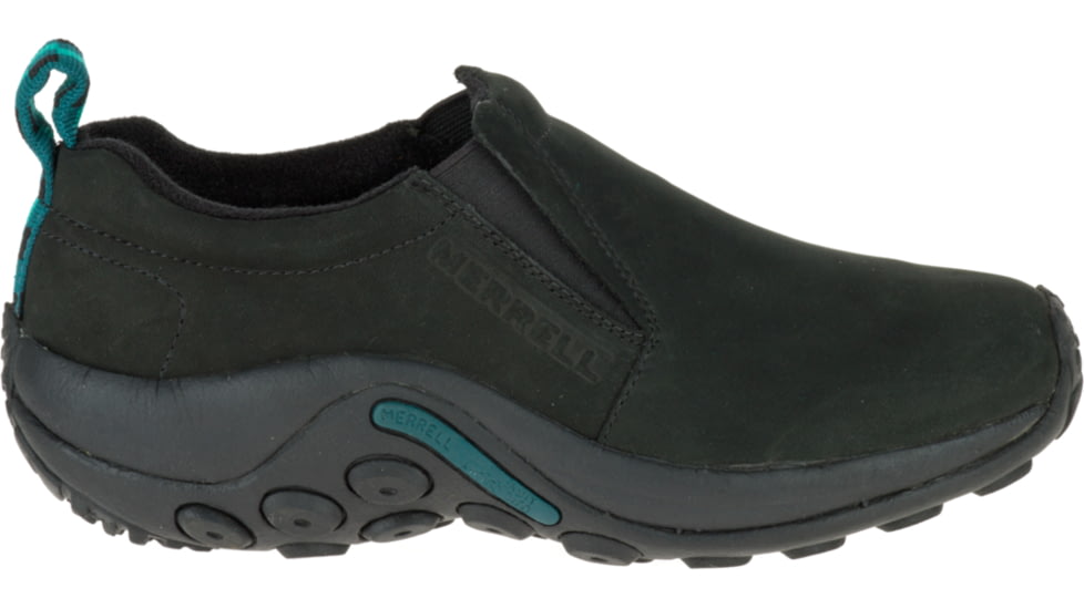 Merrell Jungle Moc Nubuck Casual Shoes - Womens, Black, Medium 6.5, J55992-6.5