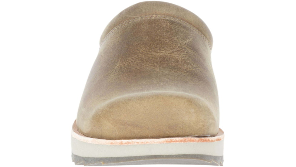 Merrell Juno Clog Leather Shoes - Mens, Fossil, 10.5, Medium, J002135-10.5