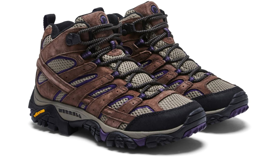 Merrell Merrell Moab 2 Mid Vent - Womens, Bracken/Purple, Medium, 9, J06050-9, J06050-9