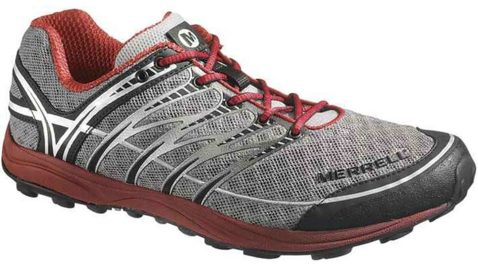 Merrell Mix Master 2 Running Shoe - Men's-Grey/Scarlet-8 US