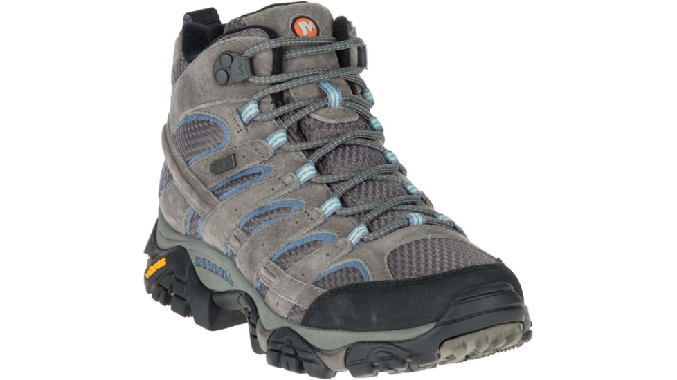 Merrell Moab 2 Mid Waterproof Hiking Boot - Womens-Granite-Wide-7.5, J06054W-056-7.5