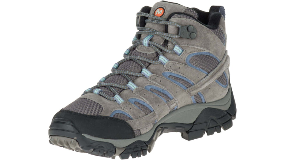 Merrell Moab 2 Mid Waterproof Hiking Boot - Womens-Granite-Wide-7.5, J06054W-056-7.5