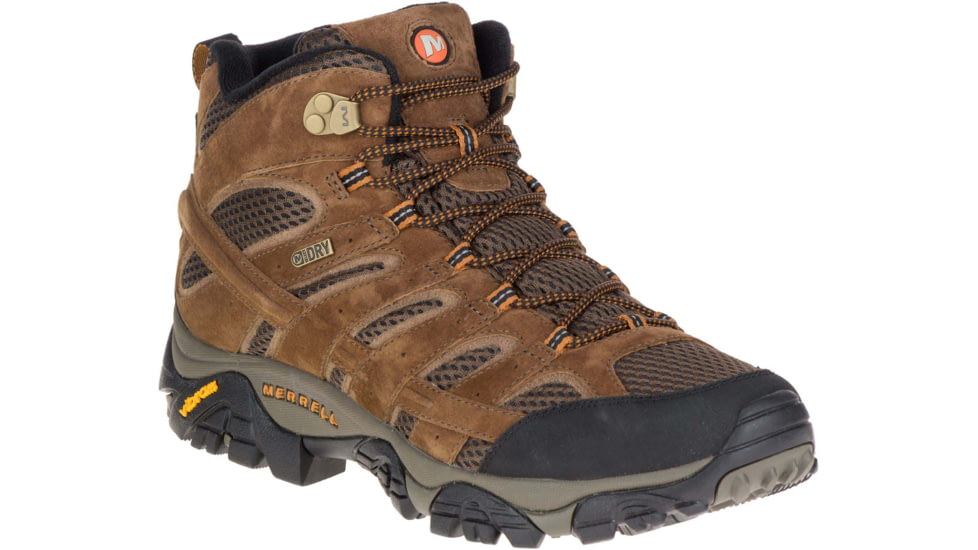 Merrell Moab 2 Mid Waterproof Hiking Boots - Mens, Earth, 9.5, Medium, J06051-9.5