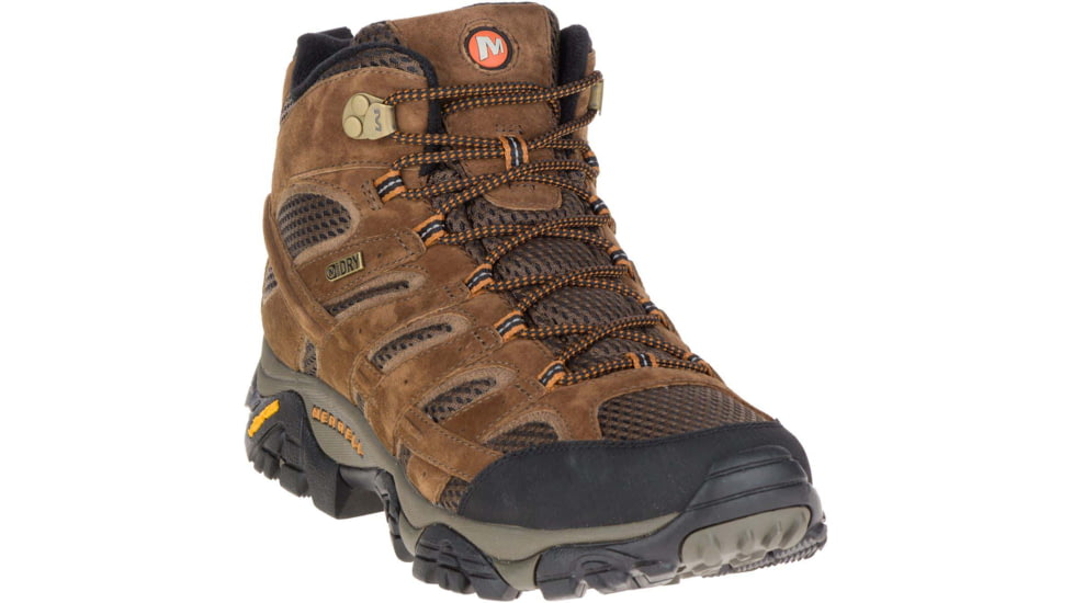 Merrell Moab 2 Mid Waterproof Hiking Boots - Mens, Earth, 9.5, Medium, J06051-9.5