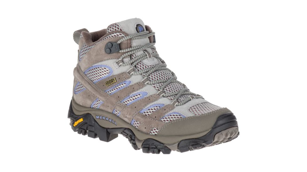 Merrell Moab 2 Mid Waterproof Leather Hiking Boot, Medium - Womens, Falcon, 6 US, J06072-200-6
