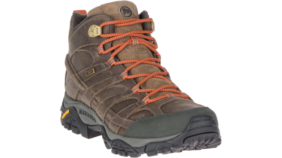 Merrell Moab 2 Prime Mid Waterproof Hiking Boots - Mens, Canteen, 10, J46337-10