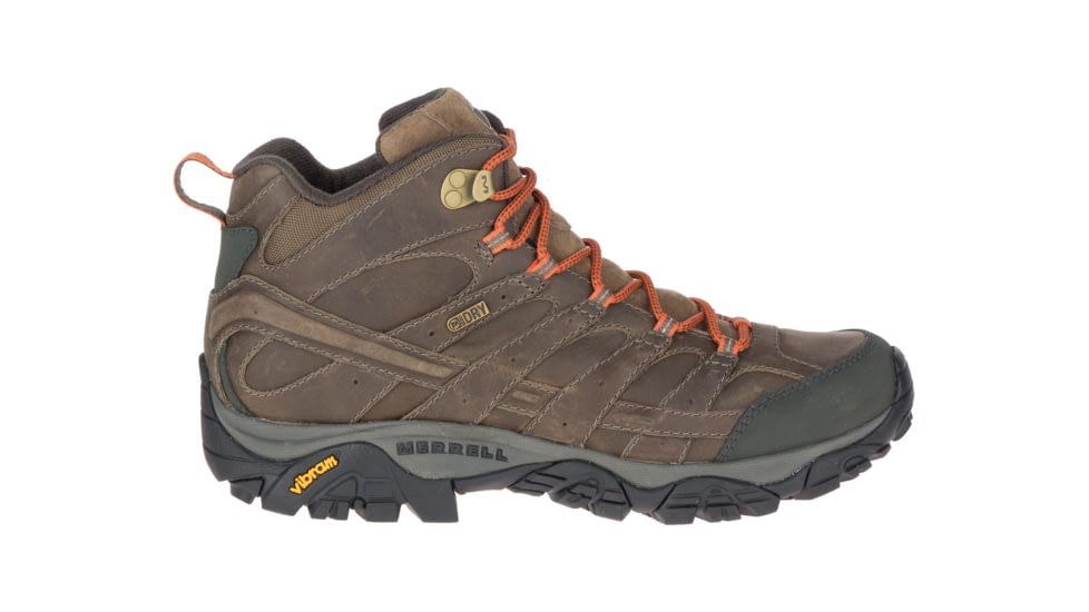 Merrell Moab 2 Prime Mid Waterproof Hiking Boots - Mens, Canteen, 10, J46337-10