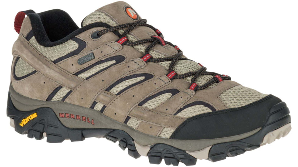 Merrell Moab 2 Waterproof Hiking Shoe - Mens-Bark Brown-Medium-9