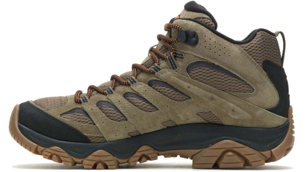 Merrell Moab 3 Mid Waterproof Shoes - Mens, Olive/Gum, 9.5 US, J036549-09.5