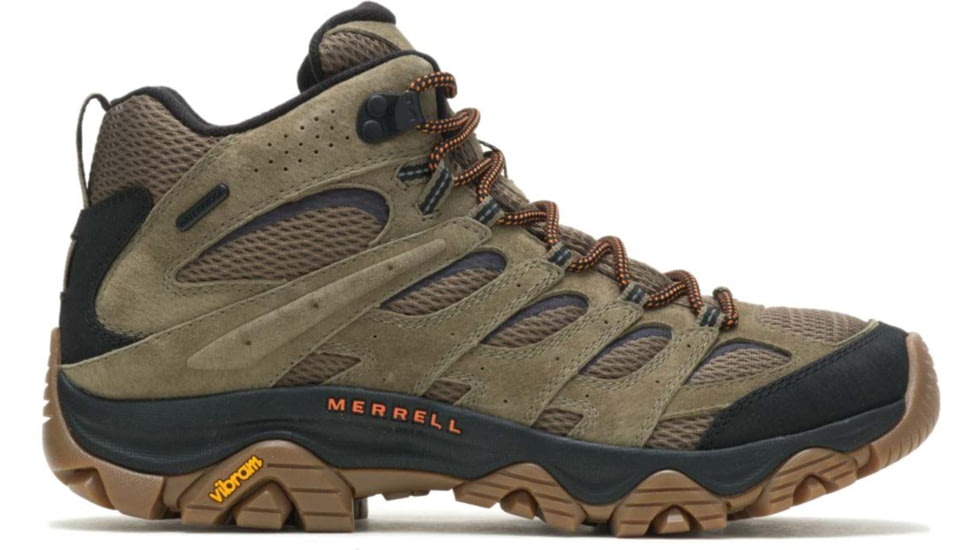 USED Merrell Moab 3 Mid Waterproof Shoes - Men's, Olive/Gum, 10.5 US, J036549-10.5, EDEMO1