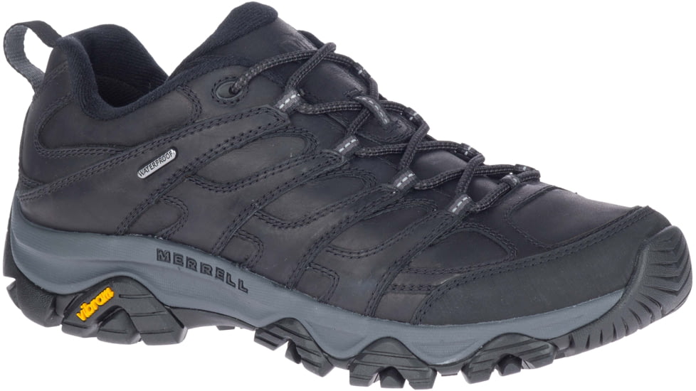 Merrell Moab 3 Prime Mid Waterproof Casual Shoes - Mens, Black, 7.5, Medium, J035769-M-7.5
