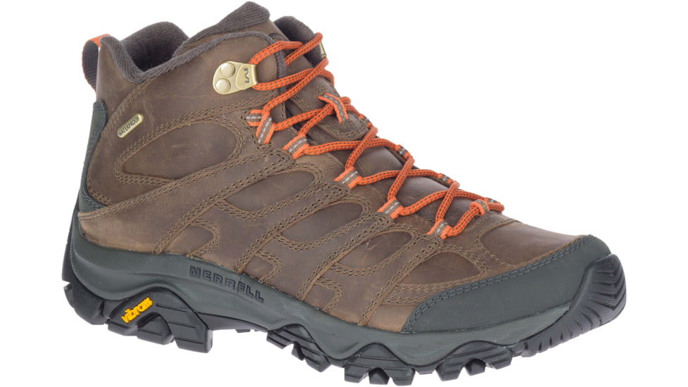 Merrell Moab 3 Prime Mid Waterproof Casual Shoes - Mens, Canteen, 11, Wide, J035763W-W-11
