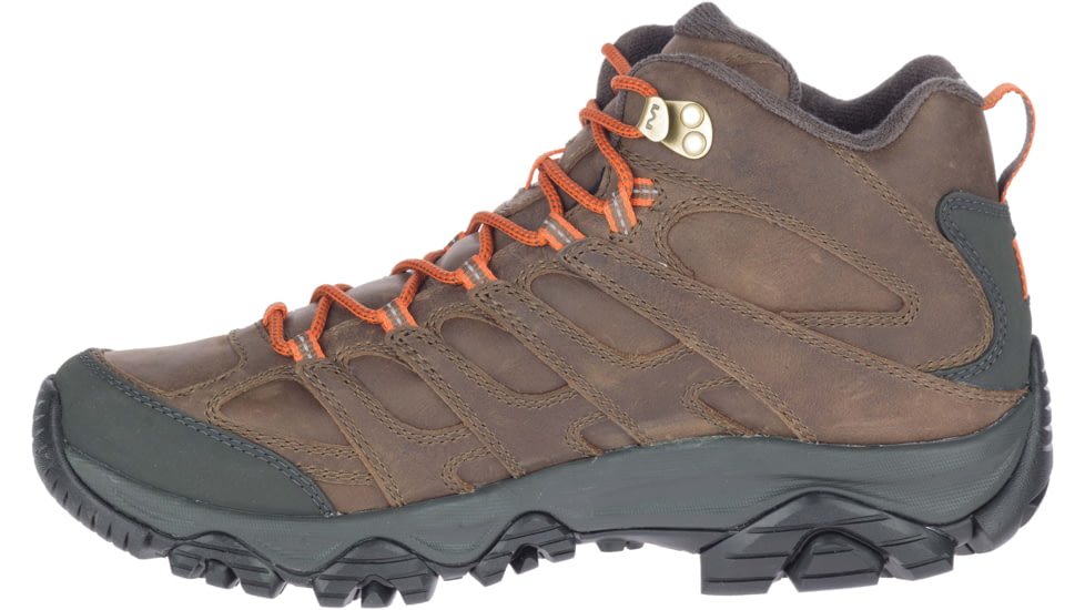 Merrell Moab 3 Prime Mid Waterproof Casual Shoes - Mens, Canteen, 11, Wide, J035763W-W-11