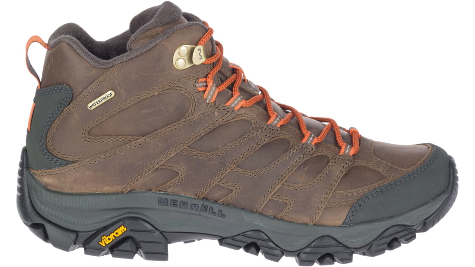 Merrell Moab 3 Prime Mid Waterproof Casual Shoes - Mens, Canteen, 11, Wide, J035763W-W-11