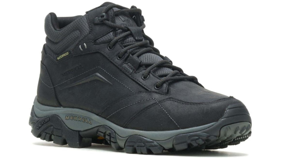 Merrell Moab Adventure Mid Waterproof Shoes - Mens, Black, 8, Wide, J91815W-8