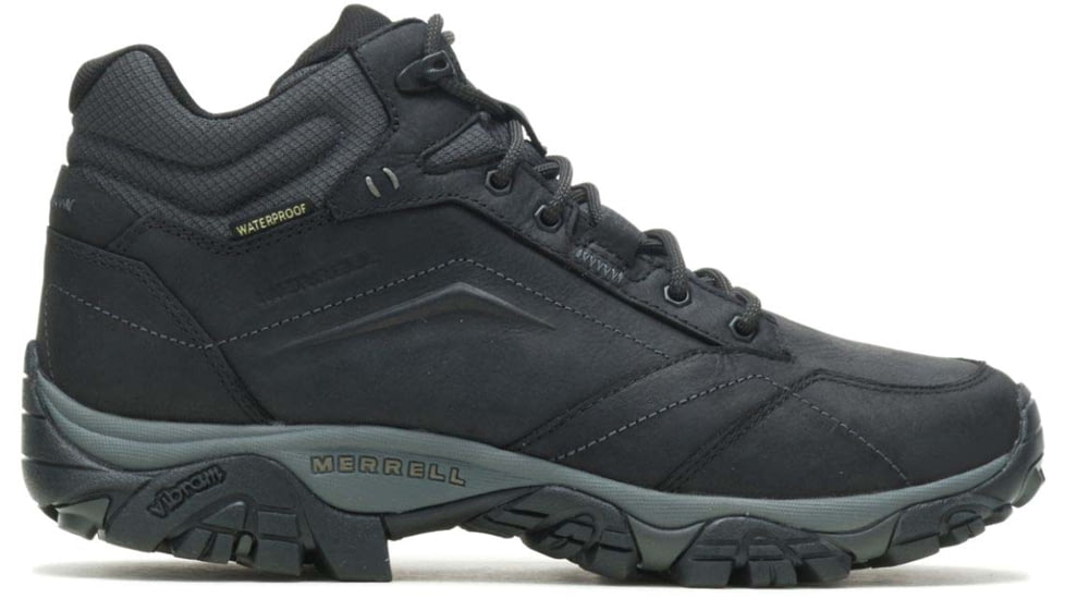 Merrell Moab Adventure Mid Waterproof Shoes - Mens, Black, 8, Wide, J91815W-8