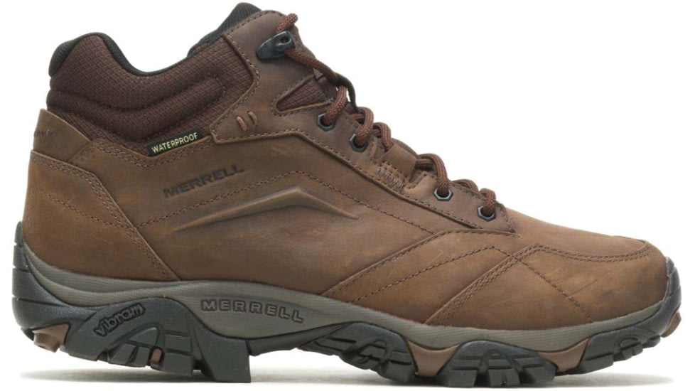 Merrell Moab Adventure Mid Waterproof Shoes - Mens, Dark Earth, 7, Wide, J91819W-7