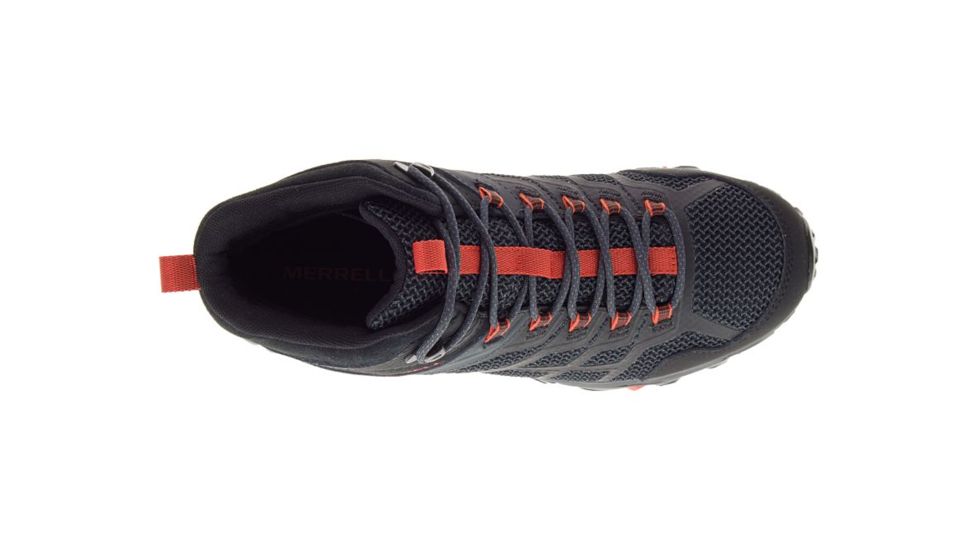 Merrell Moab FST 2 Mid Waterproof Hiking Boots - Men's, Black/Granite, 10, Medium, J77511-10