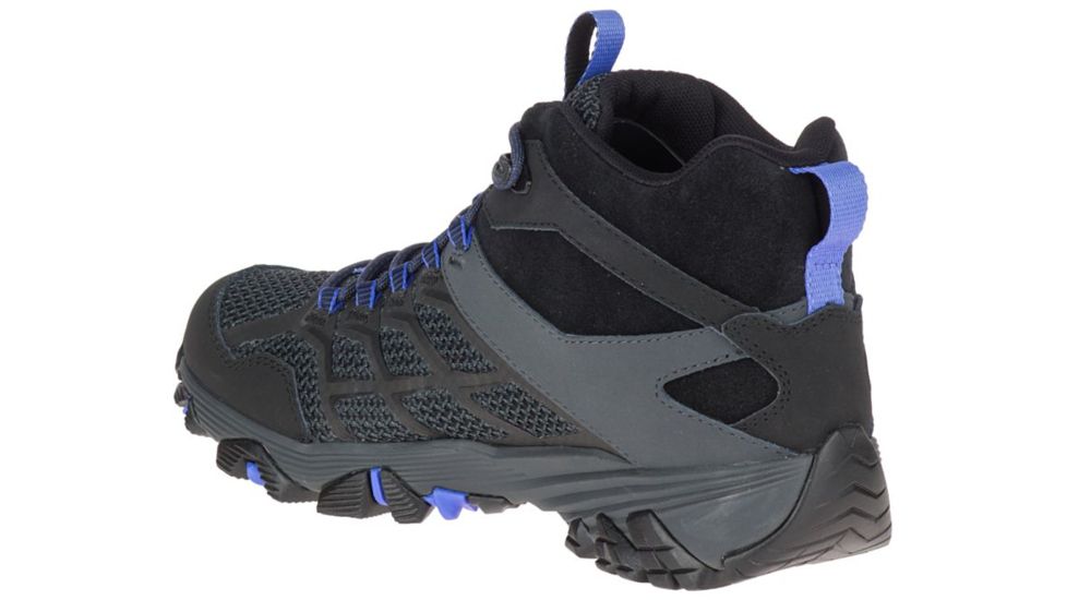 Merrell Moab FST 2 Mid Waterproof Hiking Boots - Women's, Black/Granite, 6.5, Medium, J77518-6.5