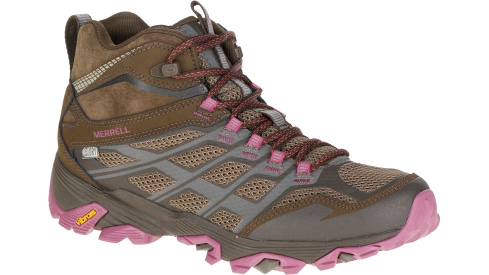 Merrell Moab FST Mid Waterproof Hiking Boot - Women's-Boulder-Medium-6.5
