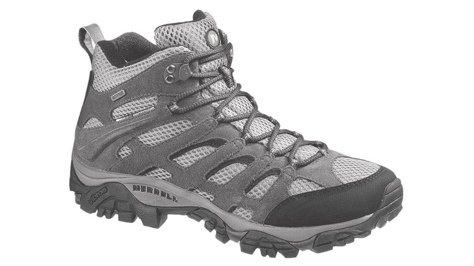Merrell Moab Mid Waterproof Hiking Shoe - Men's-Beluga-Medium-12 US