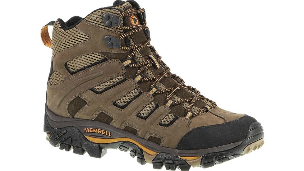 Merrell Moab Peak Ventilator Backpacking Boot - Men's-Black Slate-Medium-13 US