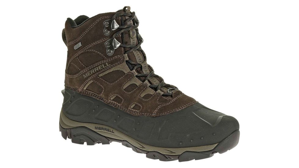 Merrell Moab Polar Waterproof Hiking Boot - Men's-Espresso-Medium-8 US