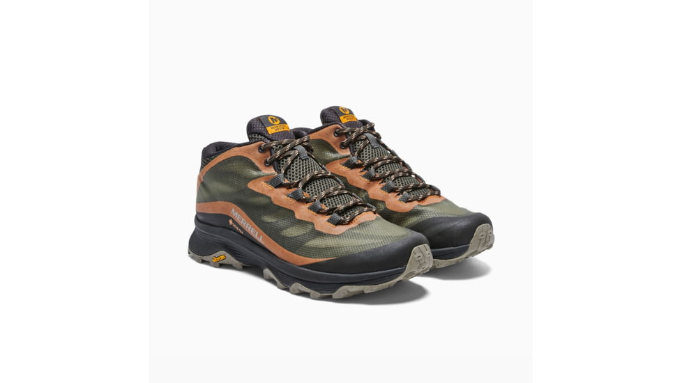 Merrell Moab Speed Mid Gore-Tex Hiking Shoes - Mens, Lichen, 10, Medium, J135411-M-10