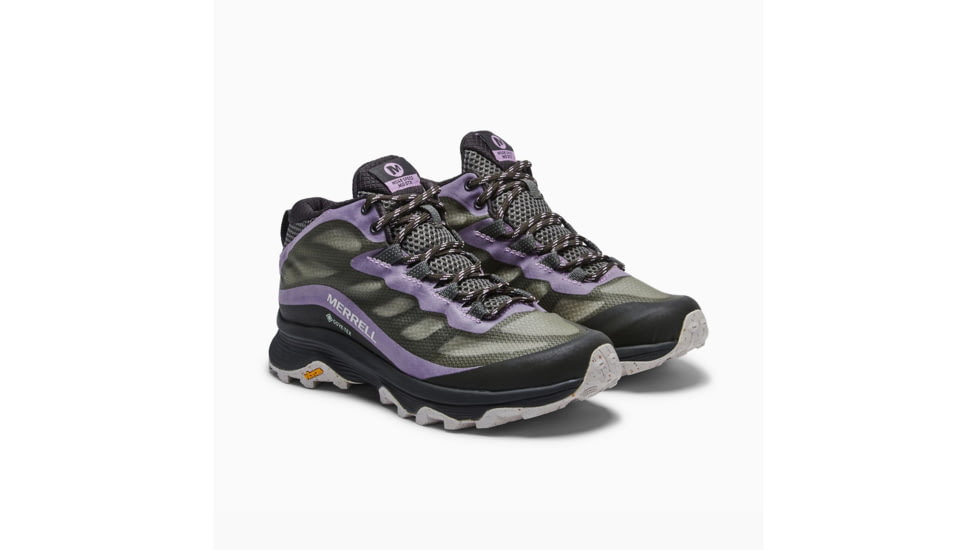 Merrell Moab Speed Mid Gore-Tex Hiking Shoes - Womens, Lichen, 10.5, Medium, J135416-M-10.5