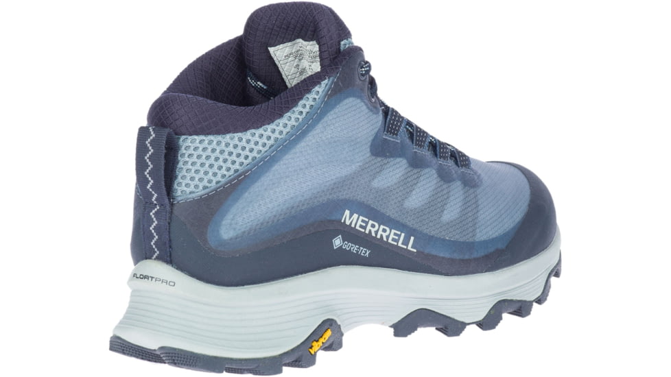 Merrell Moab Speed Mid GORE-TEX Hiking Shoes - Womens, Navy, 7.5, J135418-75