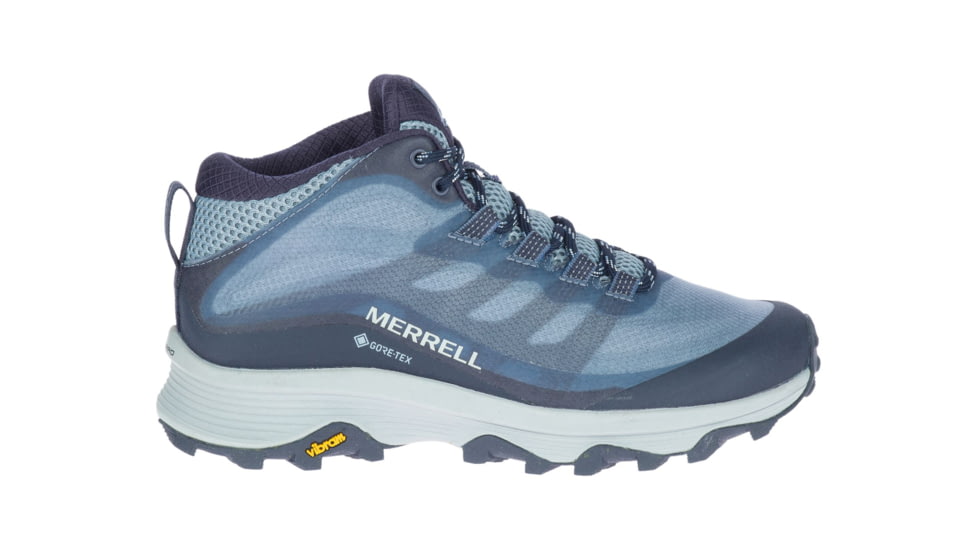 Merrell Moab Speed Mid GORE-TEX Hiking Shoes - Womens, Navy, 7.5, J135418-75