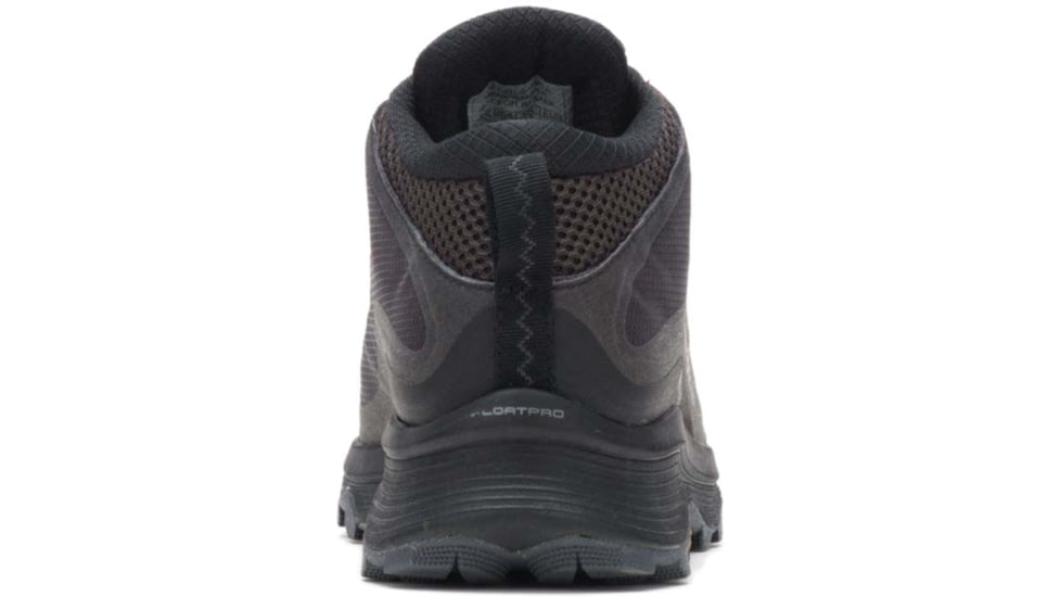 Merrell Moab Speed Mid Gore-Tex Shoes - Mens, Black/Asphalt, 8.5 US, J067075-08.5