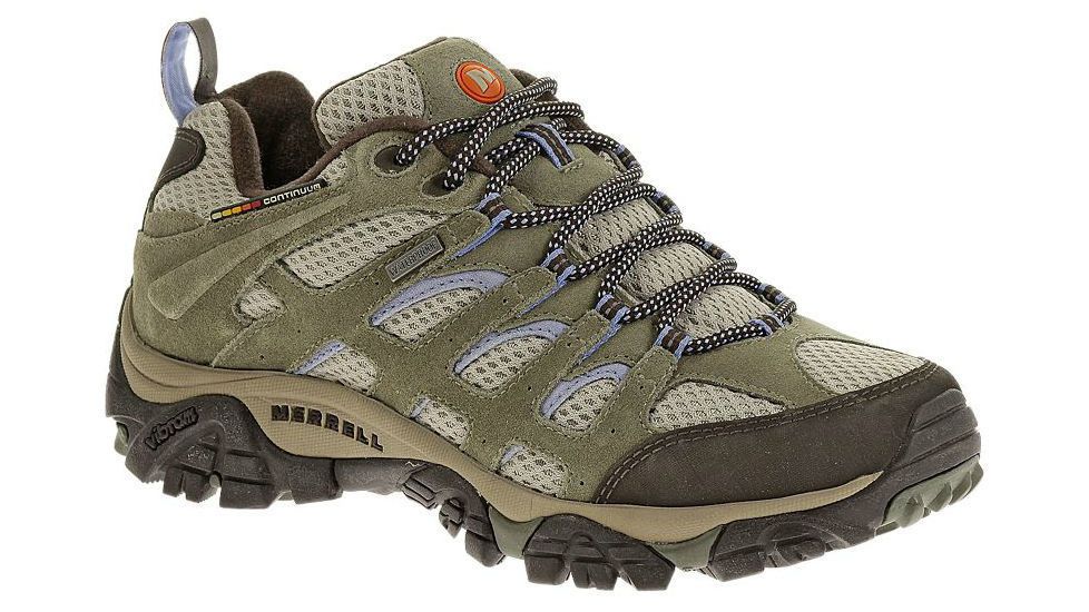 Merrell Moab Waterproof Hiking Shoe - Women's -Dusty Olive-Medium-11