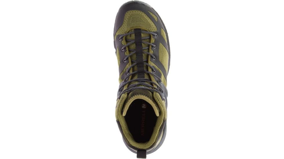 Merrell Mqm Ace Mid Waterproof - Mens, Olive/Lime, Medium, 9, J48735-9