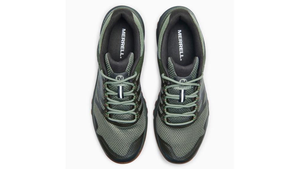 Merrell Nova 2 Trail Running Shoes - Mens, Olive, 8, Medium, J035567-M-8