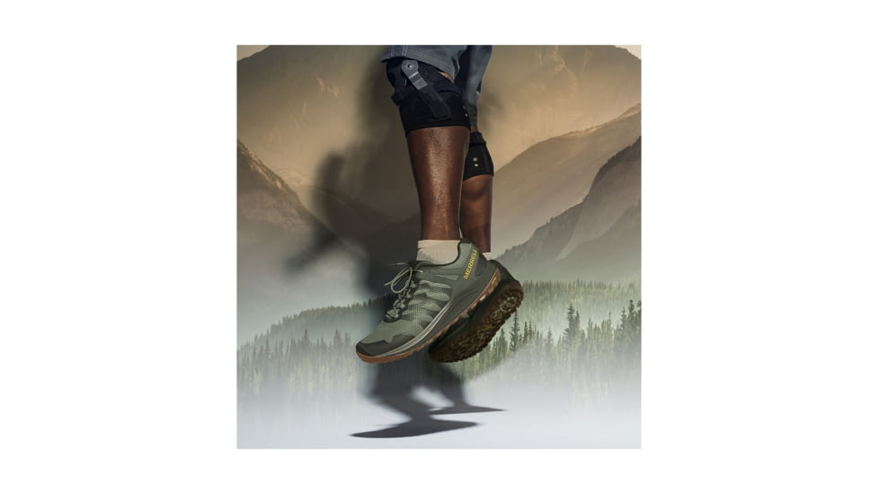 Merrell Nova 2 Trail Running Shoes - Mens, Olive, 8, Medium, J035567-M-8