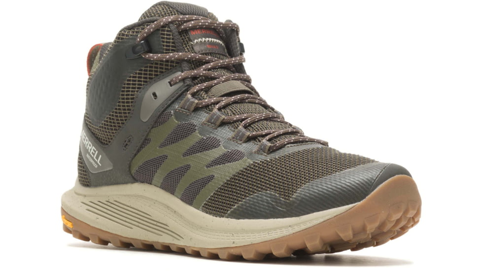 Merrell Nova 3 Mid Waterproof - Mens, Olive, 9.5, J067625-M-9.5