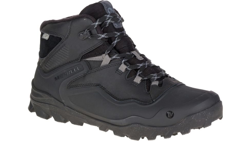 Merrell Overlook 6 Ice Waterproof Hiking Boot - Men's-Black-Medium-9.5