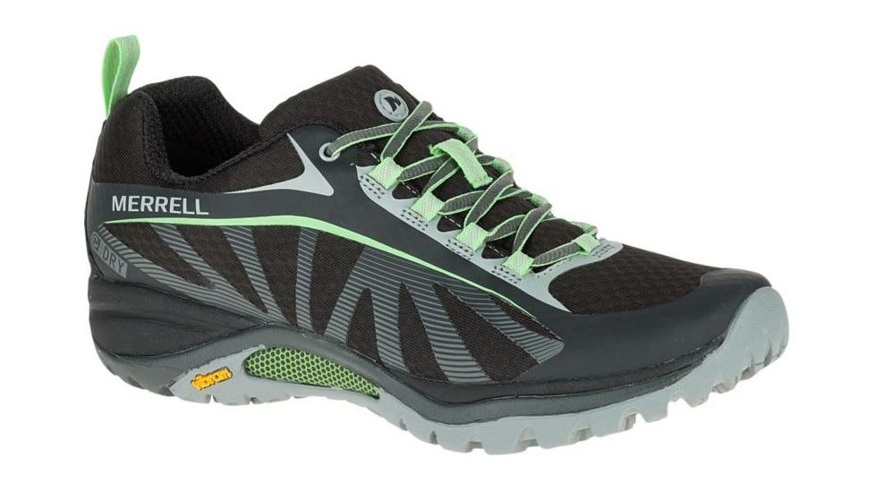 Merrell Siren Edge Waterproof Hiking Shoe - Women's-Black/Paradise-Medium-6