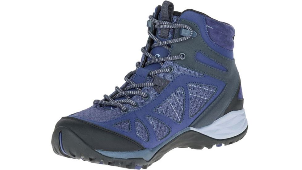 Merrell Siren Sport Q2 Mid Waterproof Hiking Boot - Women's-Crown Blue-Medium-6