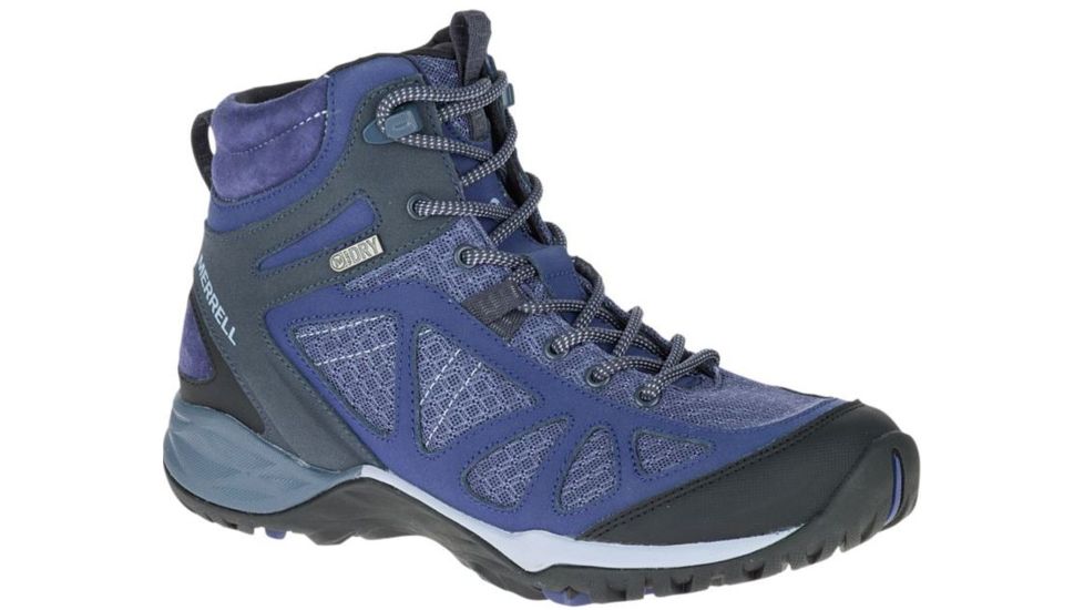 Merrell Siren Sport Q2 Mid Waterproof Hiking Boot - Women's-Crown Blue-Medium-6