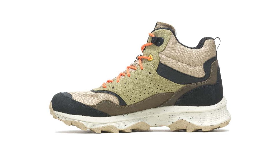 Merrell Speed Solo Mid Waterproof Shoes - Mens, Clay/Olive, 8.5 US, J004535-08.5