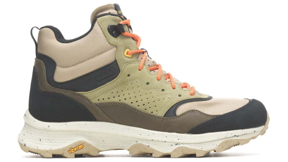 Merrell Speed Solo Mid Waterproof Shoes - Mens, Clay/Olive, 8.5 US, J004535-08.5