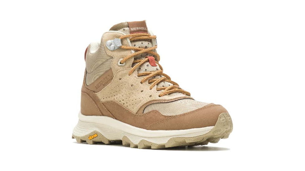 Merrell Speed Solo Mid Waterproof Shoes - Womens, Tobacco/Gold, 9.5 US, J005386-09.5