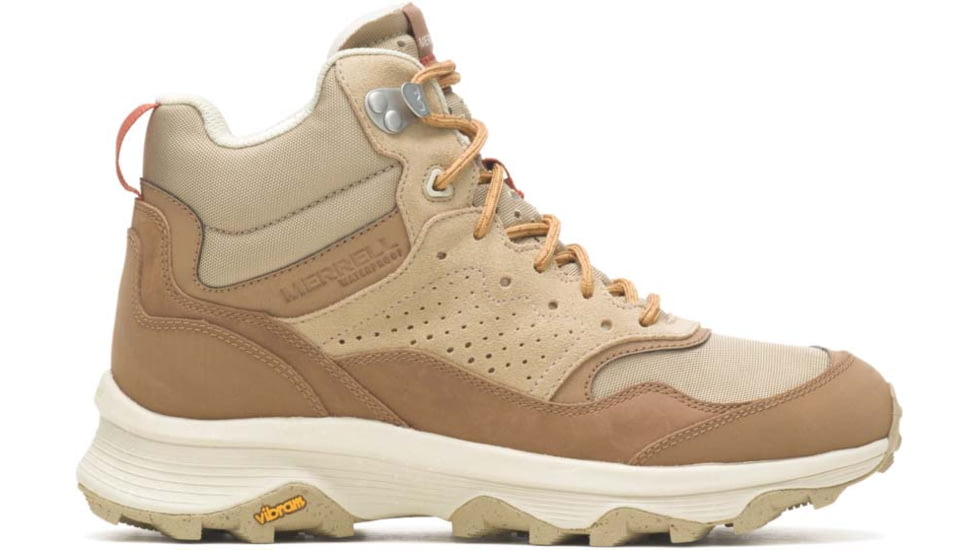 Merrell Speed Solo Mid Waterproof Shoes - Womens, Tobacco/Gold, 9.5 US, J005386-09.5