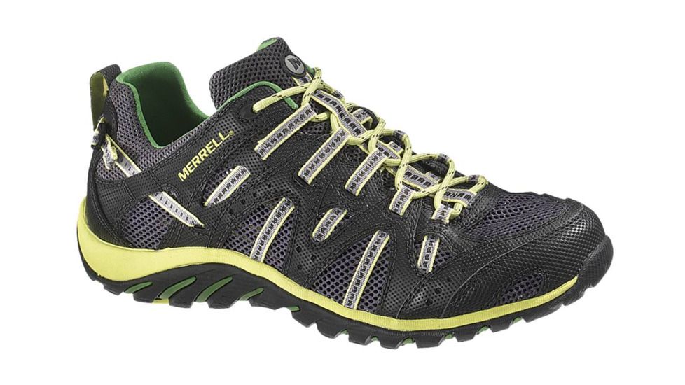 Merrell WaterPro Manistee Shoe - Men's-11.5 US-Black/Lime Zest
