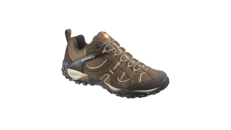 Merrell Yokota Trail Ventilator Hiking Shoe - Men's-Canteen/Marmalade-Medium-8 US