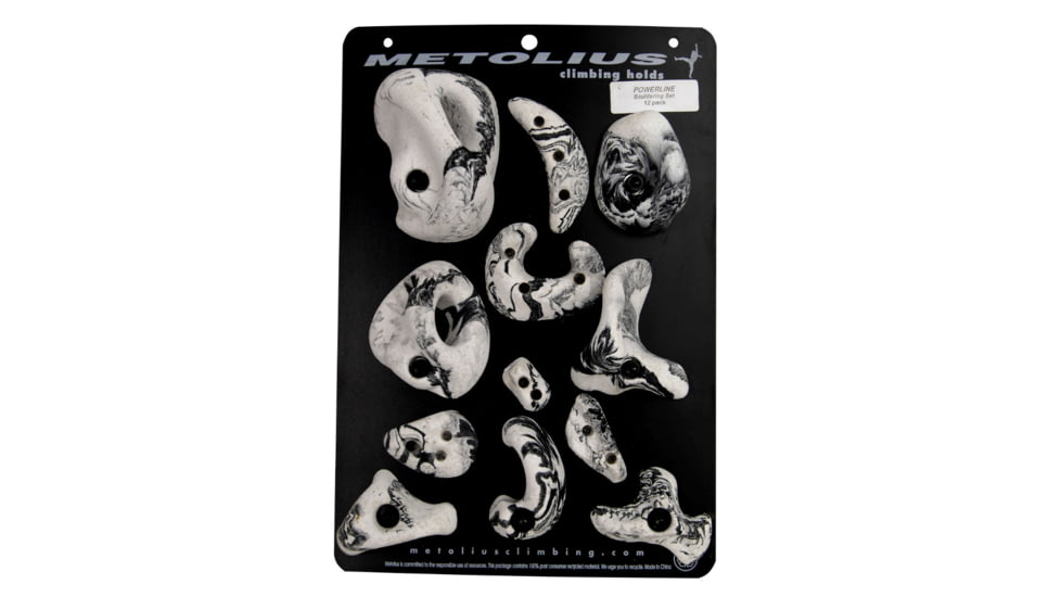 Metolius Bouldering Holds Set - 12 pk-Powerline