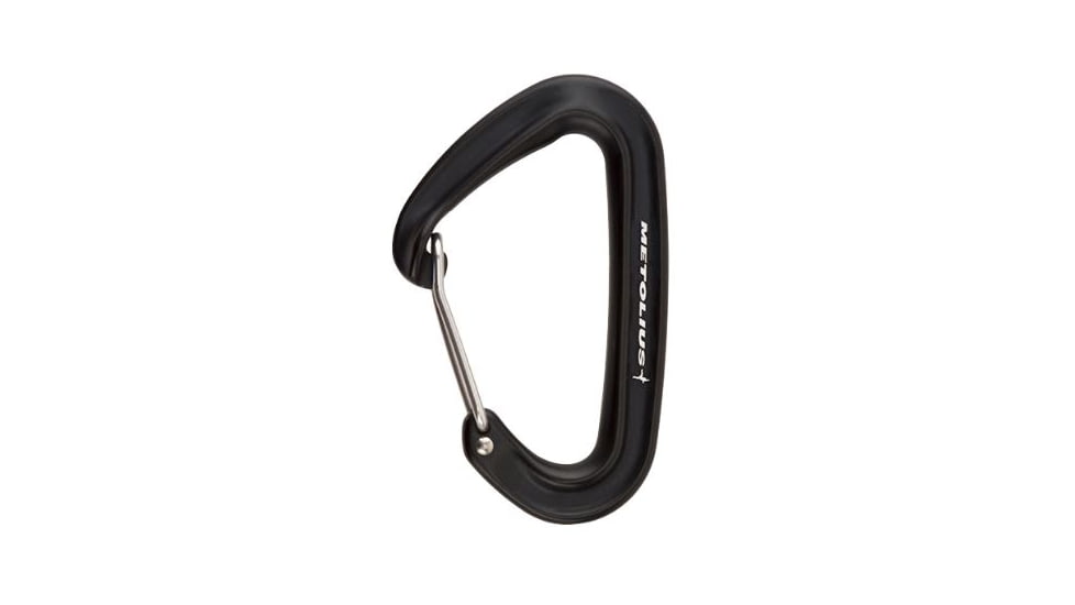 Metolius Bravo II Wiregate Carabiners, Black, BRWR002.01