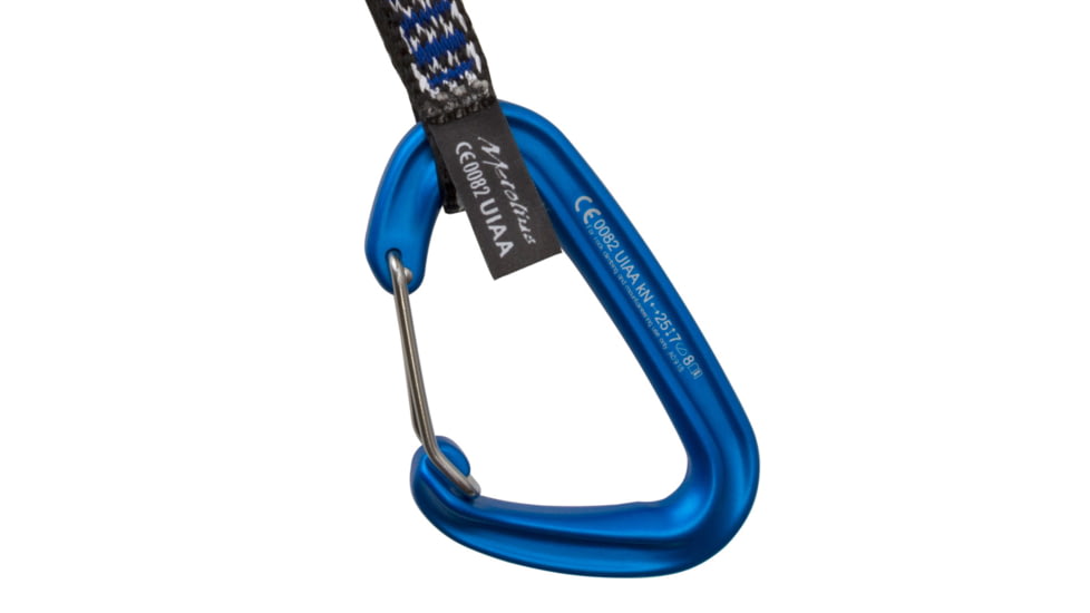 Metolius Bravo II Wiregate Carabiners, Blue, BRWR002.02